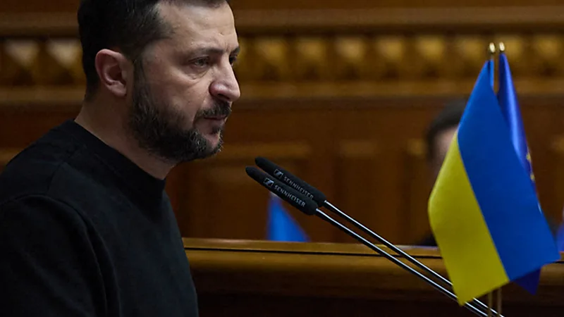 Владимир Зеленский в Верховной Раде.