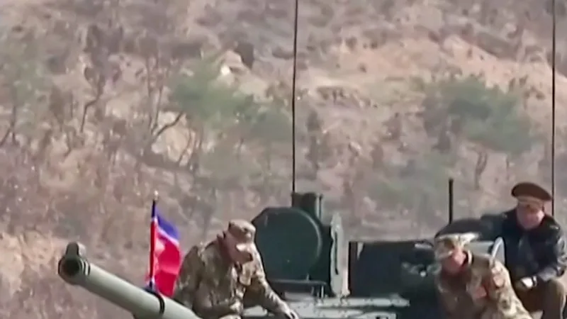 Дочь Ким Чен Ына ведет боевой танк