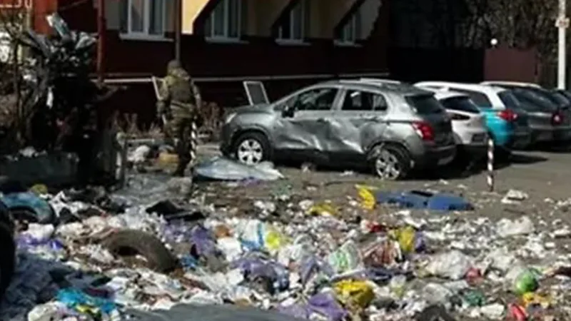 Взрывы у многоэтажки в Буче